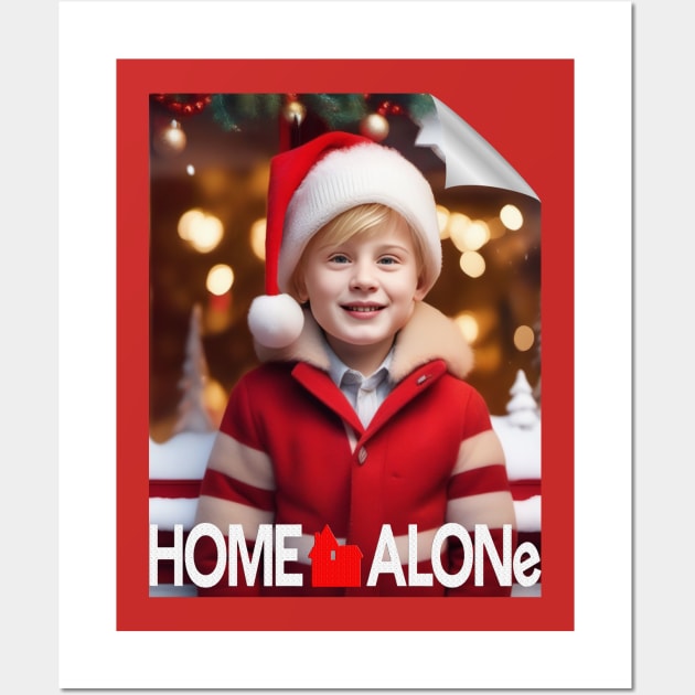 home alone merry christmas new version poster style 3 Wall Art by namanaaya